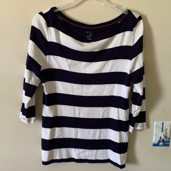 Blue and white striped shirt - Picture 1 of 2